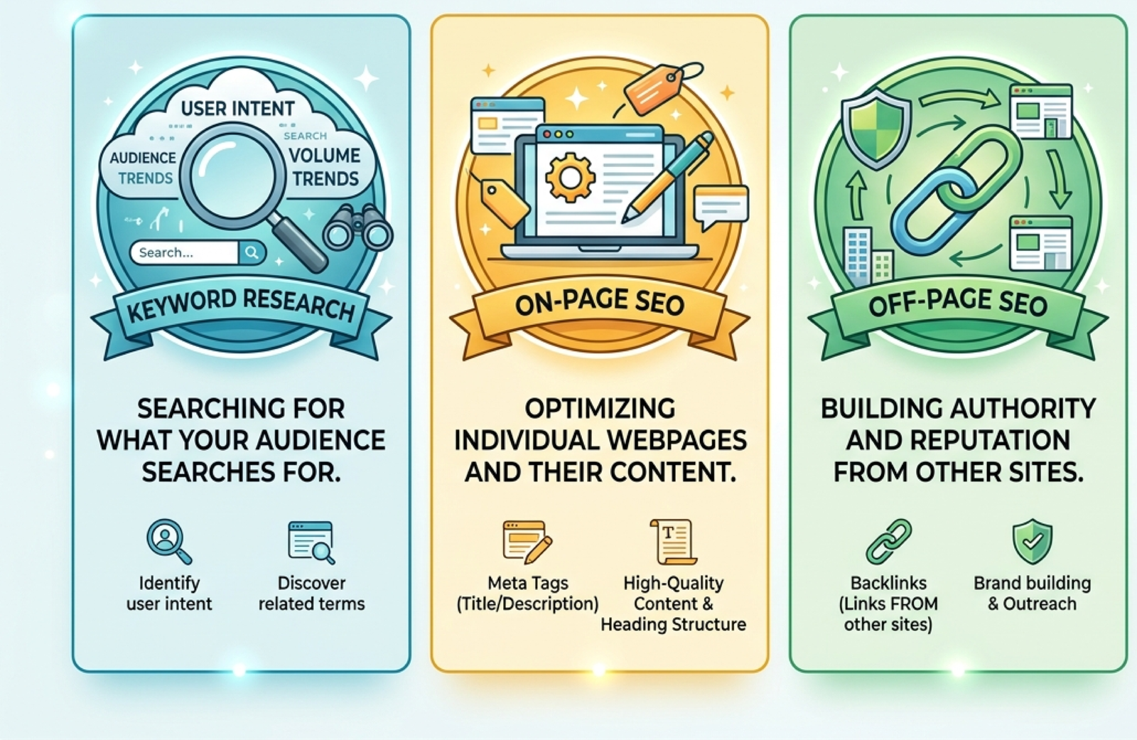 three elements of seo